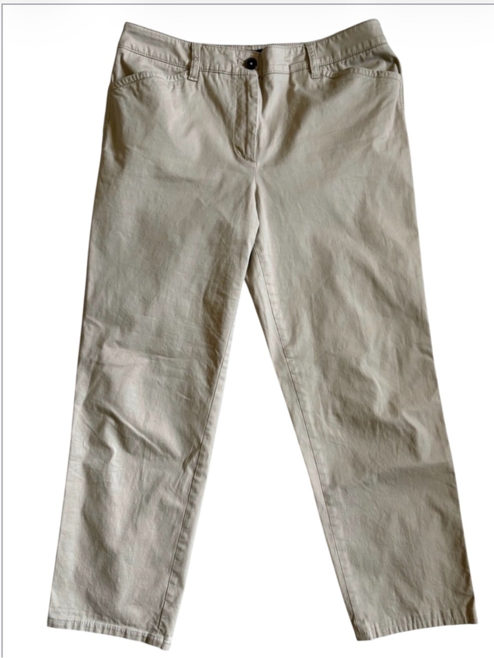 TALBOTS THE PERFECT CHINO SIZE 6 TAN